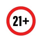 legal casino gambling age restriction badge in Philippines 21+